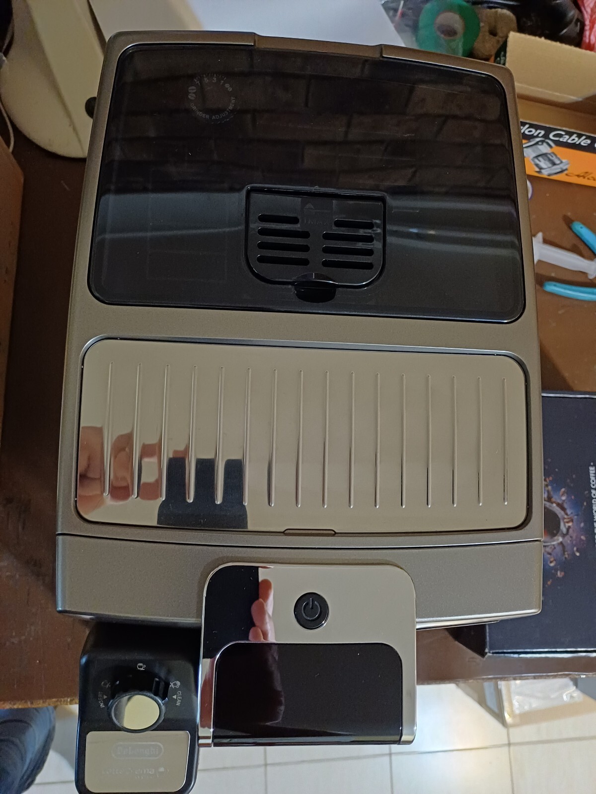 DeLonghi Dinamica Plus Coffee Machine ECAM37095T Titanium eBay