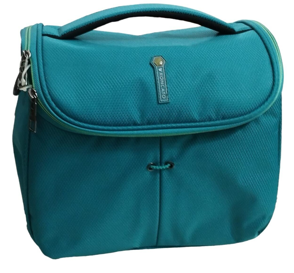 Roncato ironik 415108 Beauty Case verde smeraldo 27x26x19 specchio e tracolla