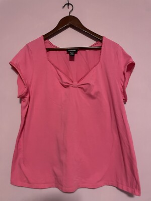 Avenue pink women s smocked tunic size 18/20 190