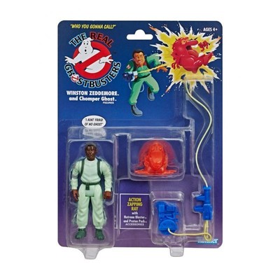 The Real Ghostbusters - Winston Zeddemore Figure - Retro Action Figure - Kenner