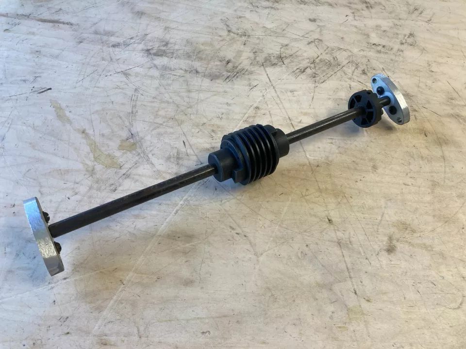 Porter Cable PCB270TS Table Saw Internal Worm Gear Center Shaft Part 28DX - Image 3 of 4