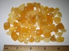 85 TUMBLED POLISHED NATURAL 0.2"- 0.8" ORANGE CALCITE CRYSTAL STONES 138g *1 (GG — photo 2