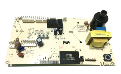Raypak 601944 Pool/Spa Heater PCB Control Circuit Board 1134-700 used #P617