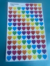 Trend Colorful Heart Smiles Sticker Sheet