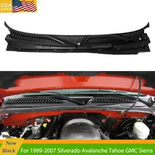Windshield Wiper Cowl Vent Panel Cover For 1999-2007 Chevy Silverado GMC Sierra