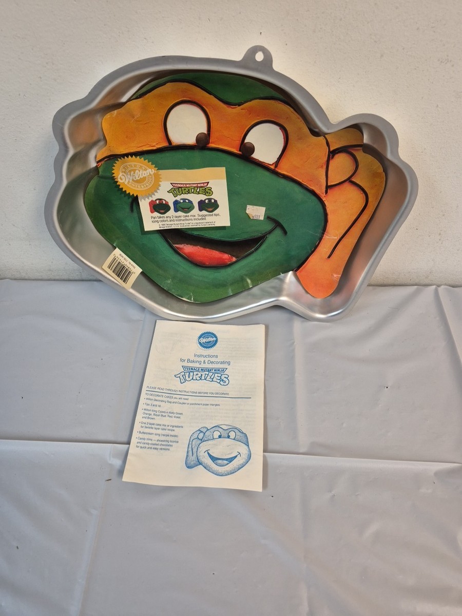 デパコス中心まとめ売り「RT-40442」 VTG 1991 Wilton Teenage Mutant Ninja Turtles TMNT Cake Pan #2105