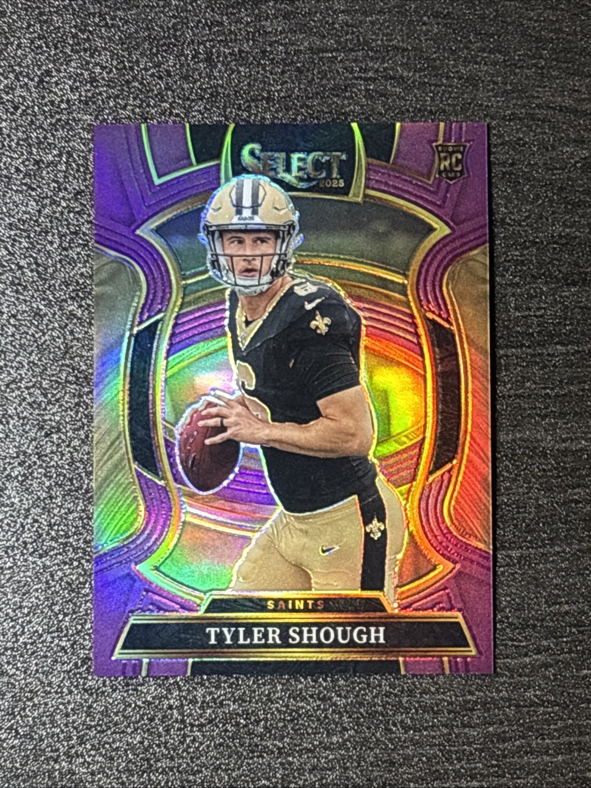 Tyler Shough RC 2025 Select /75 Purple Prizm Rookie #41