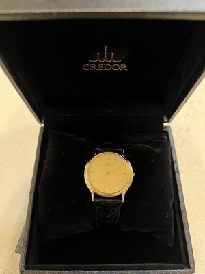 SEIKO CREDOR 腕時計　8J81-6A30 勤続表彰記念 Seiko [NEAR MINT] SEIKO CREDOR 8J81-6A30 Gold Dial Quartz
