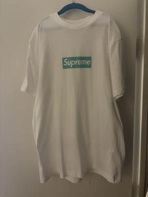 Supreme Tiffany ボックスロゴ Tシャツ M メンズ Supreme T-Shirt 'Tiffany Box Logo' Size M | eBay