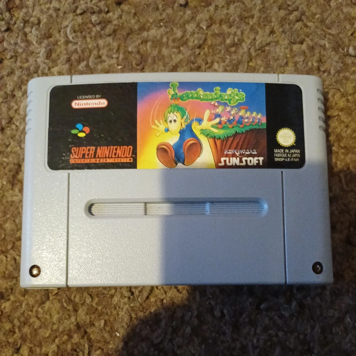 Lemmings Sur NES – Version PAL – Complet Et En Bon État