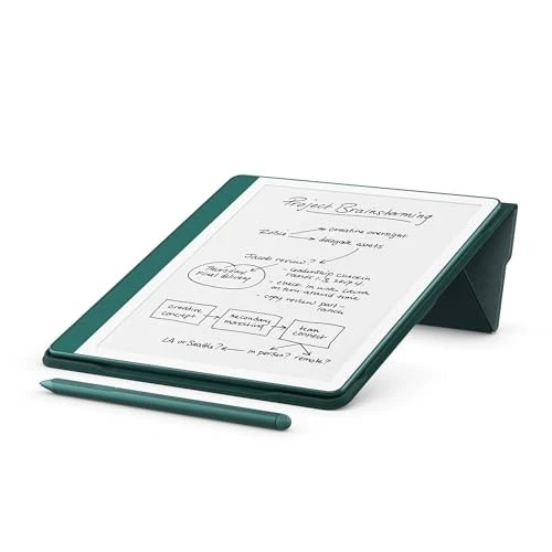 Amazon Premium Leather Cover for Kindle Scribe Dark Emerald 2024 2022 Genuine - Image 4 of 4