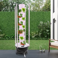 10 Ebenen Hydroponik Turm Pflanzen Vertikaler Pflanzenturm Anbauturm Garten