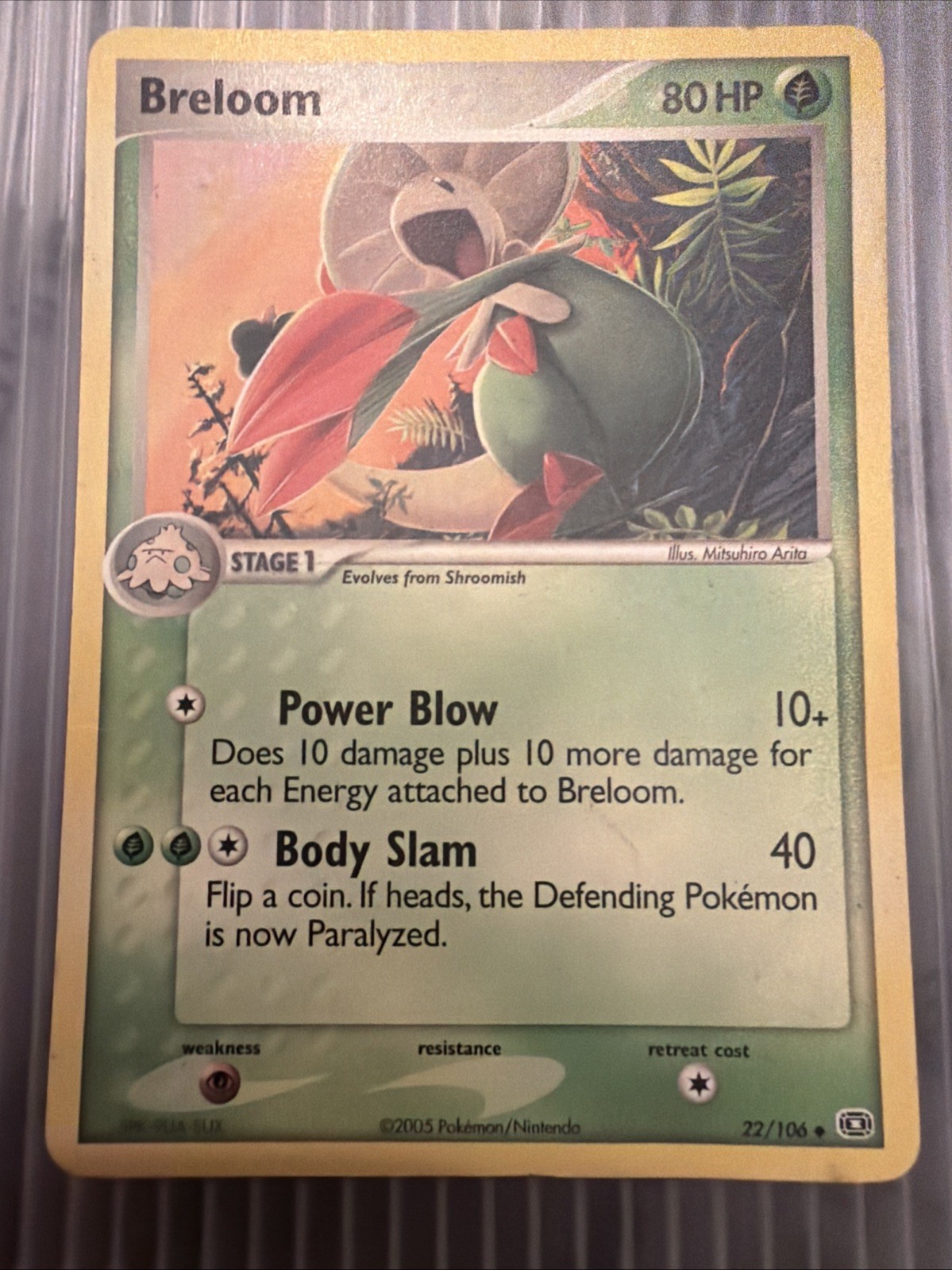 Breloom 22/106 EX Emerald Regular