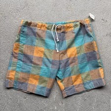 Deadstock Vintage Stoked Shorts Youth XL Skate 1980s Orange New USA Drawstring