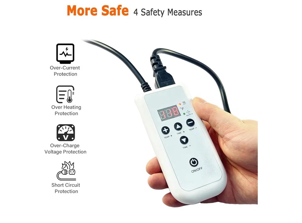 Kit de calentador de piedras de masaje portátil Goodtar Foto 2 de 4