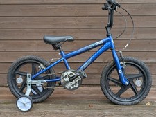 X-Rated Shockwave BMX Bike Wheel 16” Halfords Blue