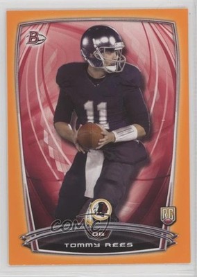 2014 Bowman Rookies Orange 20/299 Tommy Rees #82 RC 1by