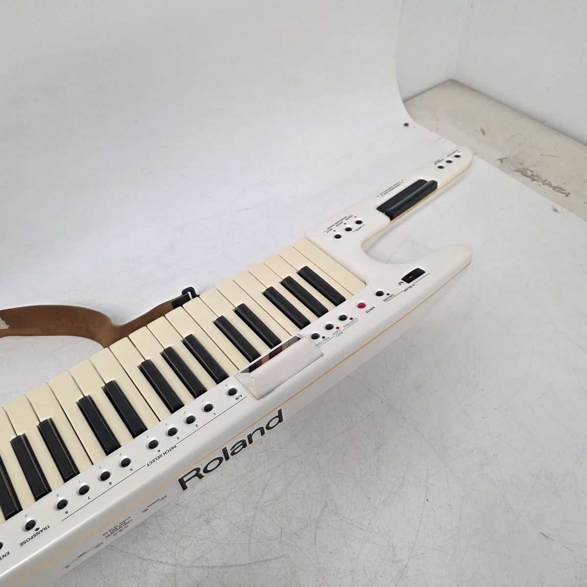 Vintage Rare Roland AX-7 Keytar Synthesizer White 45 Key | eBay
