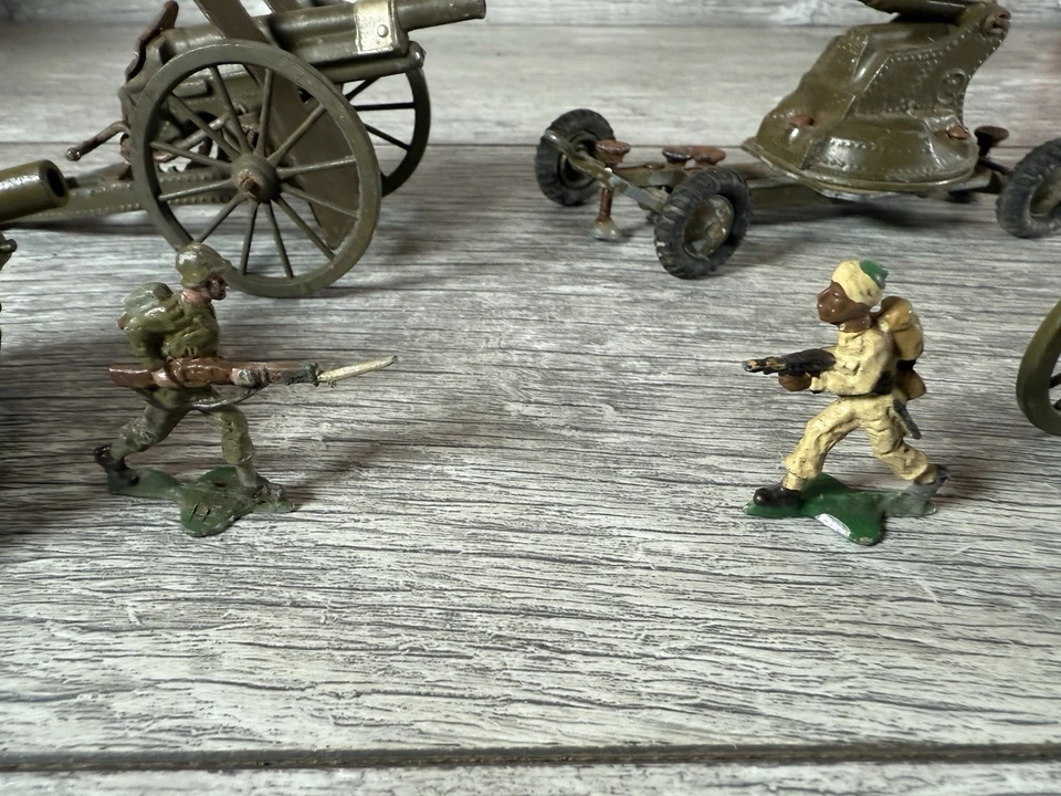 De Colección Britains Ltd Pistola Militar Pesada Artillería de Campo Giratoria Canon Inglaterra Foto 3 de 4