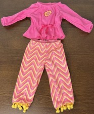 Julie  s ZigZag Pajamas American Girl Julie Pink Retired Beforever Historical