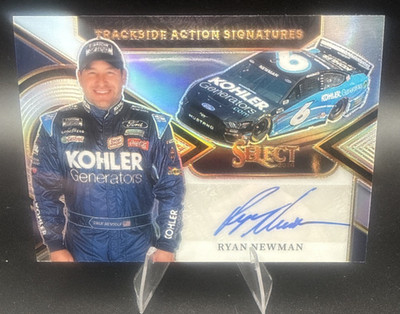 2026 Panini Select - Trackside Action Signatures Ryan Newman #TAS-RNM