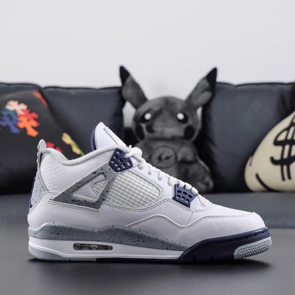 Nike Air Jordan 4 "Midnigh Navy" Retro Para hombres Medio Top Zapatos de Baloncesto Foto 4 de 4
