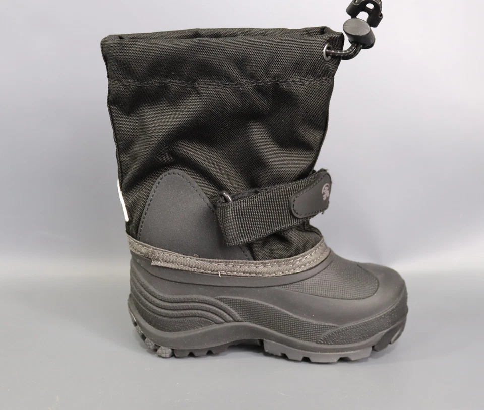 Bota Kamik Waterbug5 Niño - Negra/Carbón Impermeable 600 Denier Nylon - Talla 8 Foto 3 de 4