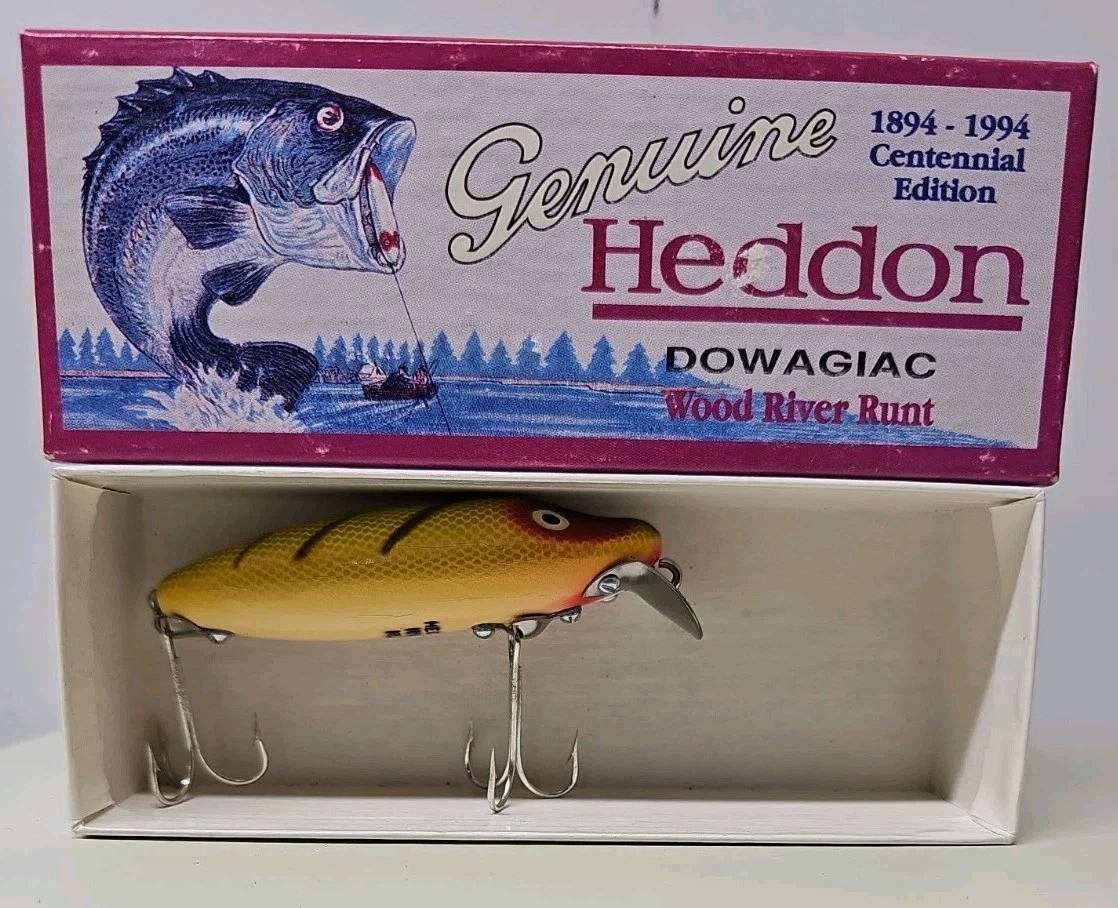 Heddon Wooden Vintage Fishing Lures with Original Box for sale | eBay