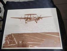 E-2C HAWKEYE #602  VAW-117  1998 USS Independence Carrier Landing 14 X 11 Photo
