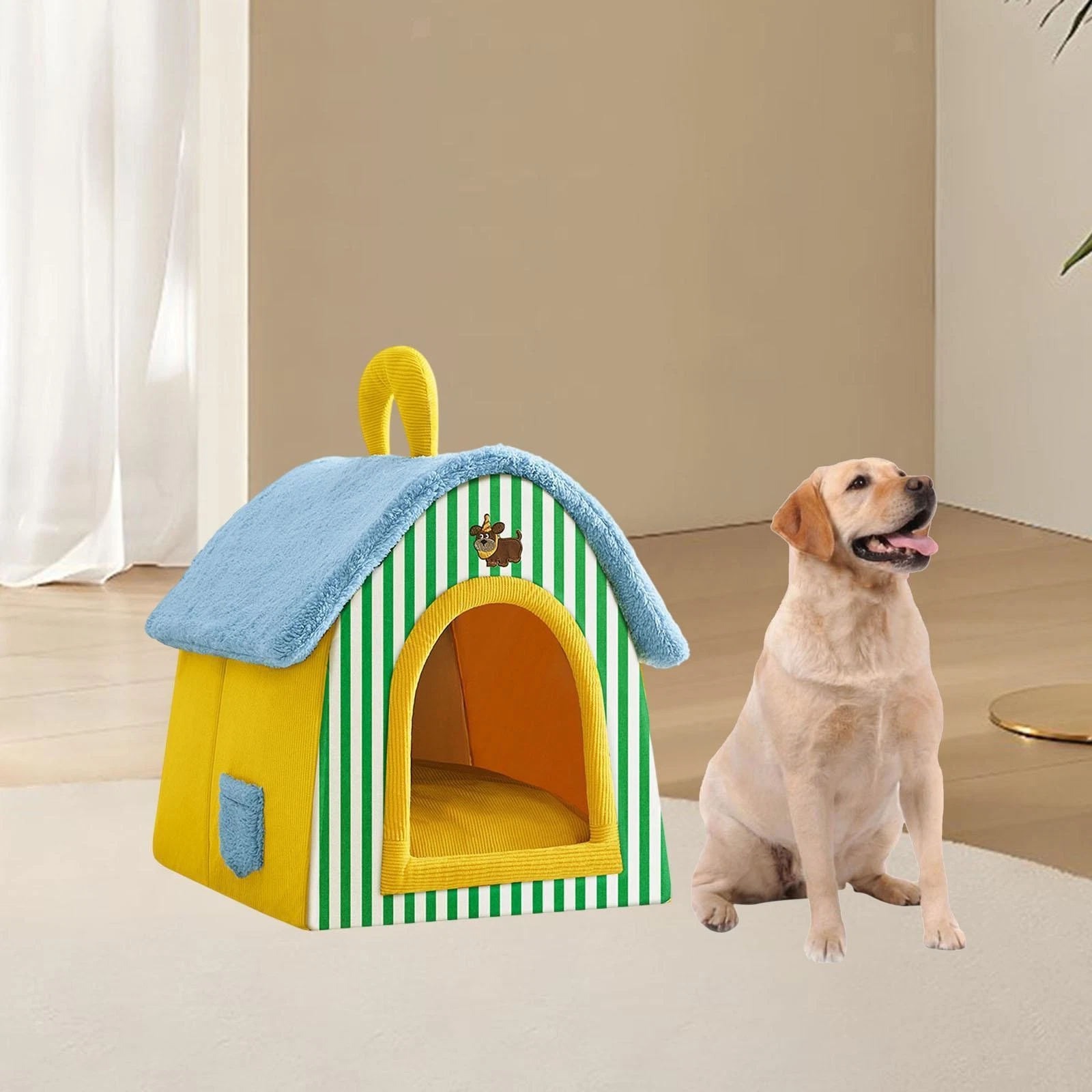 Pet Sleeping Bed Pet Shelter Washable Comfortable Cat House for Kittens or Small