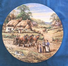 Wedgewood Collectors Plate Spring - Sowing from the Four Seasons Collection