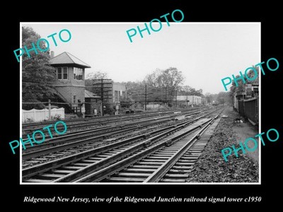 Ridgewood New Jersey The R/J Railroad Signal Tower c1950 Historic Old Photo
