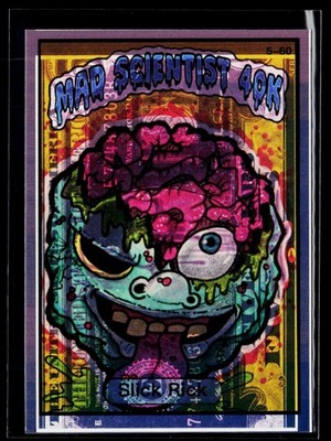 Mad Scientist 40K GPK Spoof ~ COLOR ERROR #'d 1/1 ~ Slick Rick Mad Balls