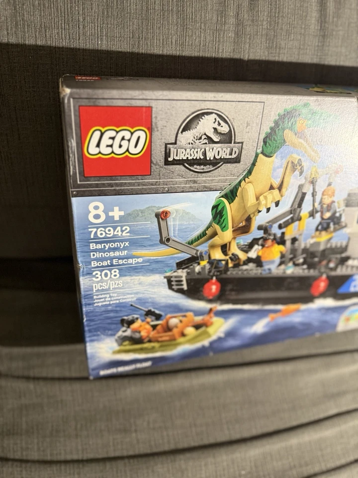LEGO Jurassic World: Baryonyx Dinosaur Boat Escape (76942) Nuevo Sellado de Fábrica Foto 3 de 4