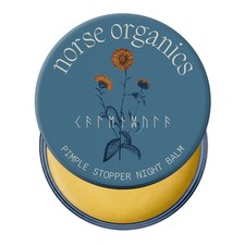 Norse Organics Pimple Stopper Night Balm, Medicated Acne Treatment Balm