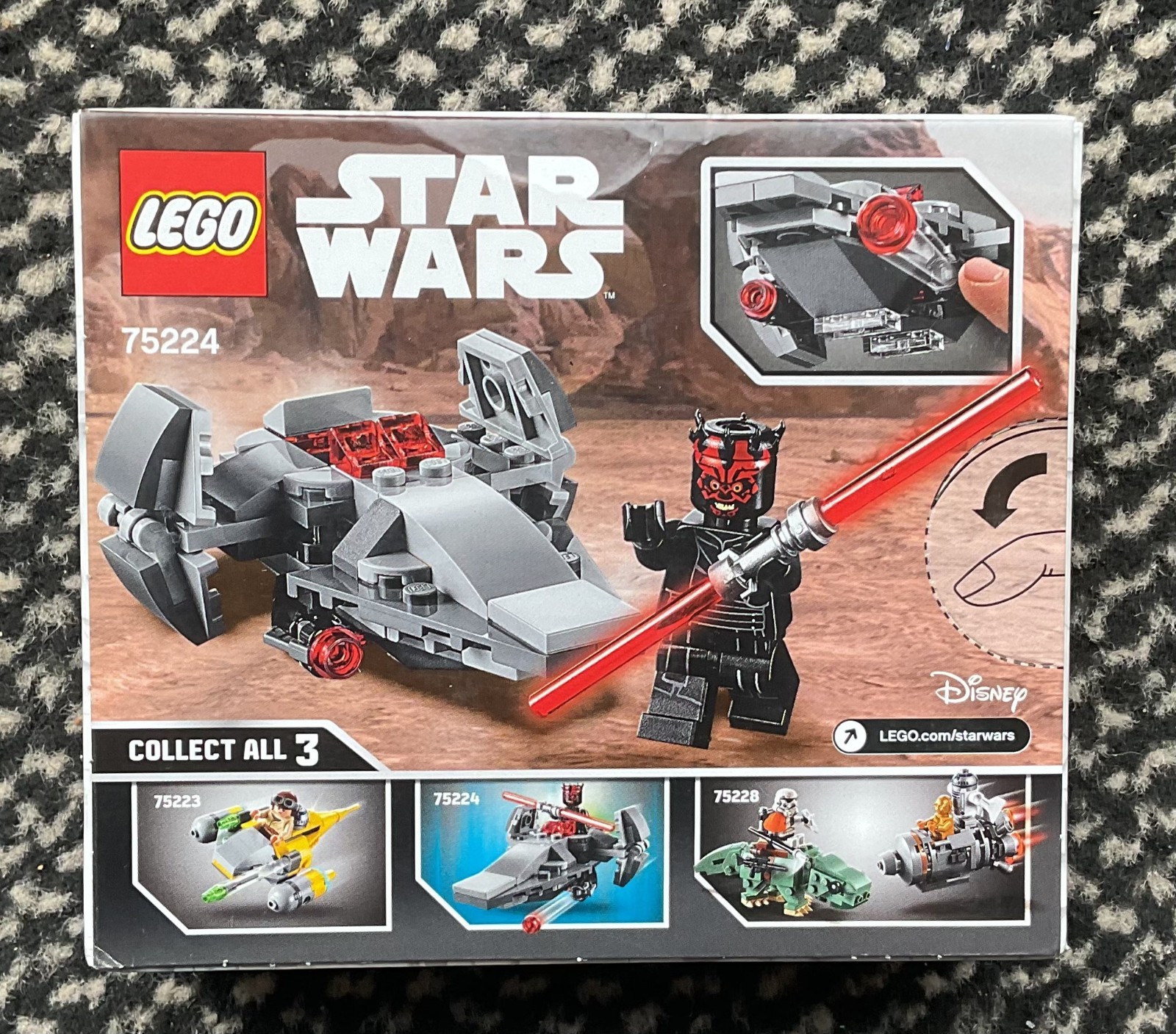 Lego Star Wars 75224 Sith Infiltrator micro-vaisseau spatial de poche pour s'amuser partout - 2