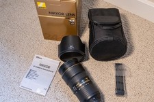 Nikon AF-S NIKKOR 24-70mm f/2.8E ED VR Zoom Lens - COMPLETE EXCELLENT