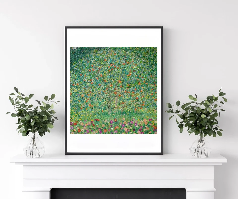 Kunstdruck Klimt Apple Tree Aufdruck Poster Gallerie Wandkunst Wohndeko Vintage - Bild 2 von 4
