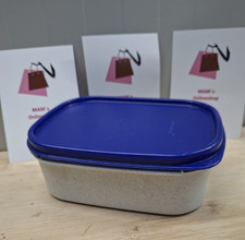 Tupperware "Kompaktus" 850 ml Neu blau-weiß gesprenkelt mit Deckel