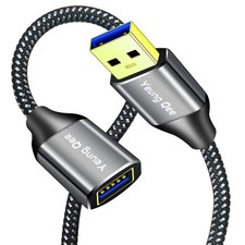 USB Extension Cable 15 Ft Long, USB Type a 3.0 Extender High Speed Data Transfer