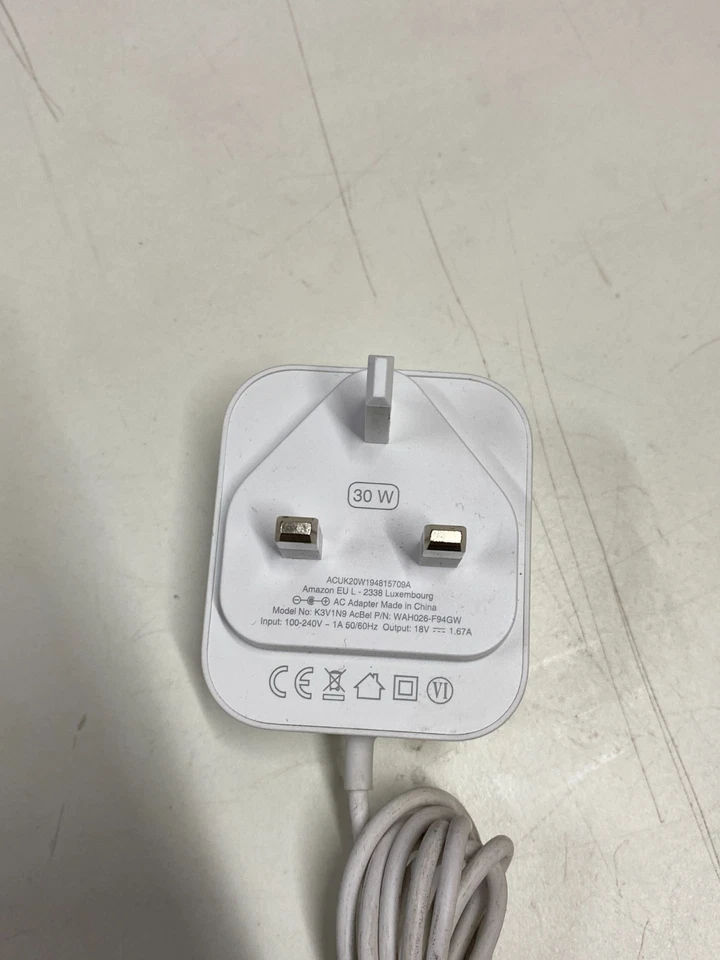 LOT OF 10 18V 1.67A 30W K3V1N9 for Amazon Echo Gen 3, Plus Gen 2, Show Gen 2 - Image 2 of 4