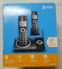 AT T 2 Handset Answering System Telephones CL82229 - Smart Call Blocker