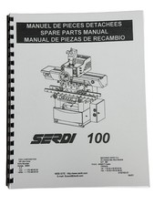 Serdi Model 100 Seat And Guide Machine Parts Manual