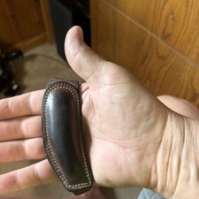 Vintage Leather Runner’s Hand Weight, Adjustable