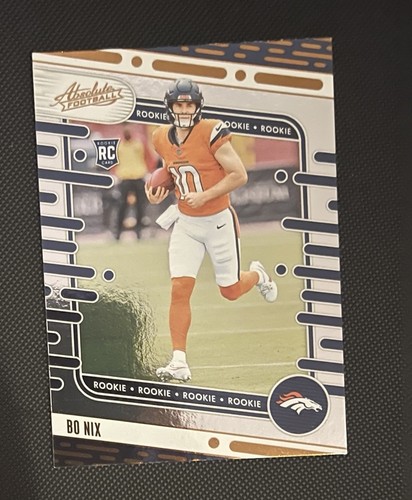 2024 Panini Absolute Bo Nix Rookie Card #112 (RC) - Denver Broncos