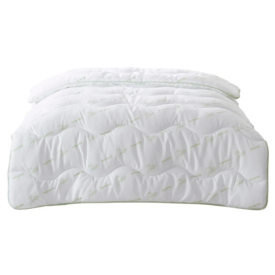 Steppbett - weiß - Bambusfasern - 200x200 cm Oberbett Bettdecke Zudecke - Bild 2 von 3