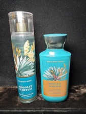 MOONLIT MARTINI 2PC Set Full Size Fragrance Mist Body Lotion Bath Body Works