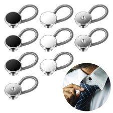 9PCS Shirt Collar Extenders Button Set Neck Button Extender for Men  Women