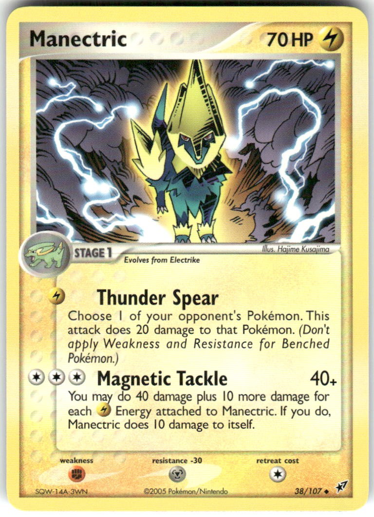MANECTRIC 38/107 UNCOMMON DEOXYS POKEMON NM/M