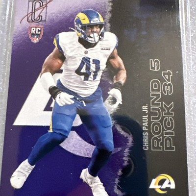 Topps 2025 Signature Class Chris Paul Jr. RC Los Angeles Rams #233 /100 NFL